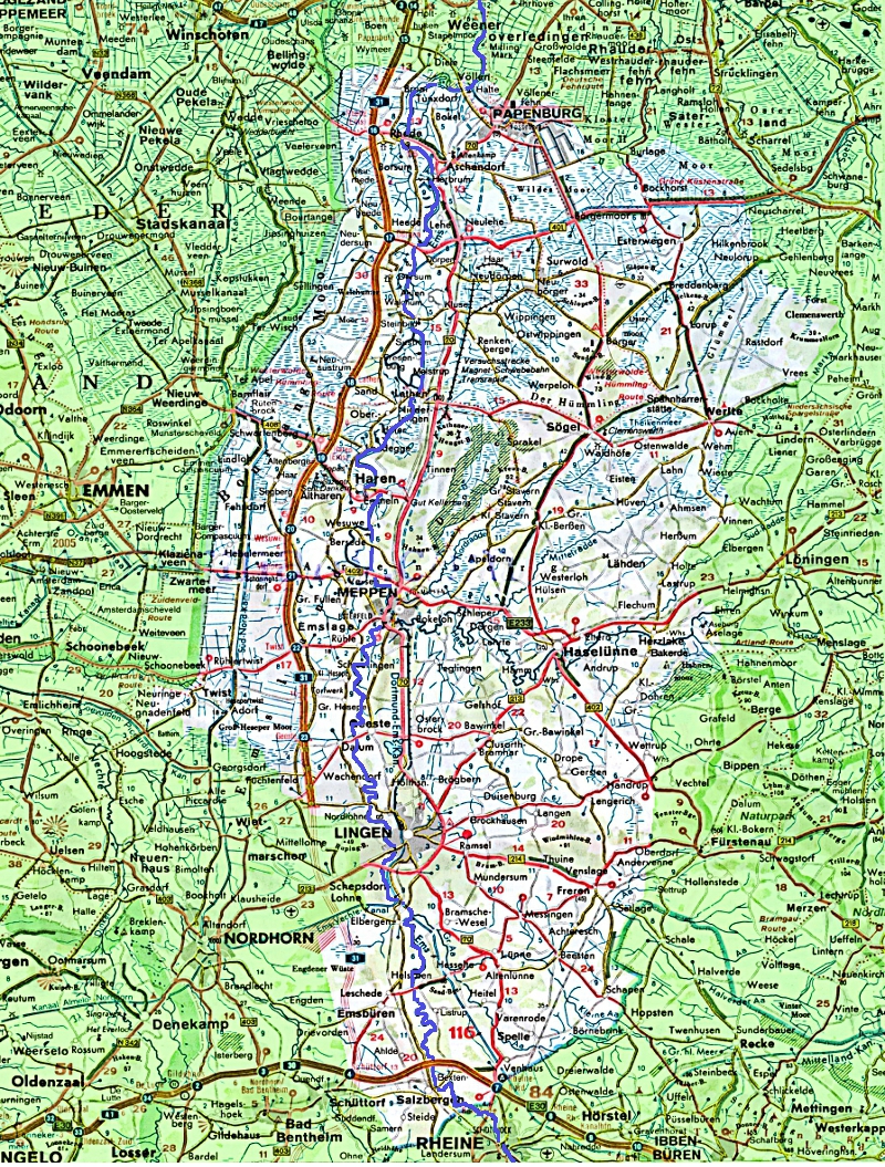 Emslandkarte