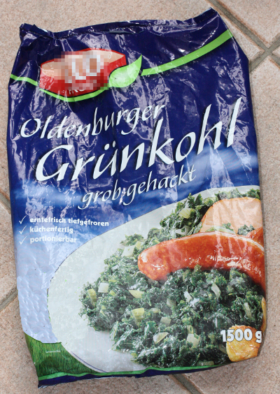 Grünkohl, tiefgefroren