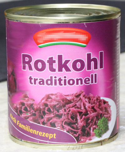 Rotkohl, Konserve